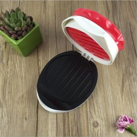 Non-Stick Handheld Burger Press Patty Maker Adjustable Hamburger Meat Press Burger Mold Kitchen Gadget Tool Portable Homemade Burger Presser