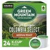 Green Mountain Coffee Colombia Select Fair Trade Certified K-Cup Pods, Medium Roast, 24 Count for Keurig Brewers