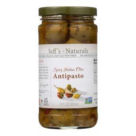 Jeff's Natural Antipasto - Antipasto - Case Of 6 - 12 Fl Oz.