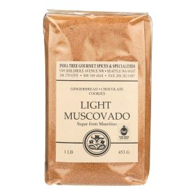 India Tree Gourmet Spices & Specialties Light Muscovado Sugar - Case Of 6 - 16 Oz