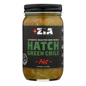 Zia Green Chile Company - Hatch Green Chile - Hot - Case Of 6 - 16 Oz.