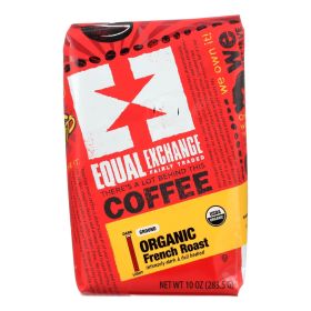 Equal Exchange Organic Drip Coffee - French Roast - Case Of 6 - 10 Oz.