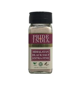 Pride Of India - Himalayan Black Rock Salt - Extra-Fine Grind