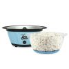 Stir Crazy 6QT. Blue Stirring Popcorn Machine With Serving Bowl