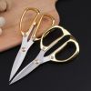 Powerful Scissors, Alloy Stainless Steel Gold Scissors, Wedding Kitchen Golden-plated Scissors