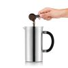 Tribute Press, 34 Ounce, Double Wall French Press, Stainless Steel