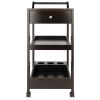 Jeston Entertainment Cart; Espresso