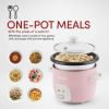 4-Cups (Cooked) / 1Qt. Rice & Grain Cooker, Red, New