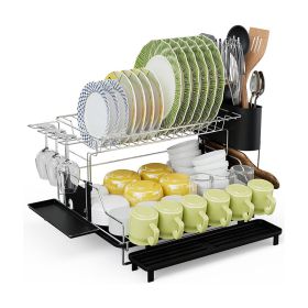 Household Kitchen Supplies Organization Dish Racks (Color: As pic show, Type: Style C)