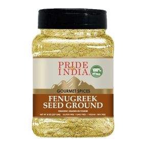 Pride of India - Fenugreek Seed Ground - Gourmet Indian Spice - Vegan (Value: Spices)