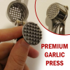 Home Stainless Steel Small Garlic Press Crusher Mincer Chopper Peeler Squeeze Cutter